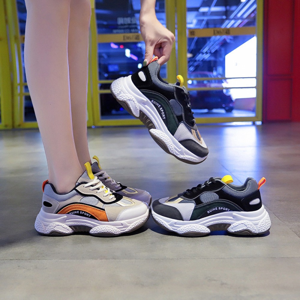 Flying Weaving Women's Summer New Sports Running Casual Shoes